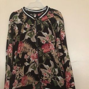 Women’s spring floral jacket